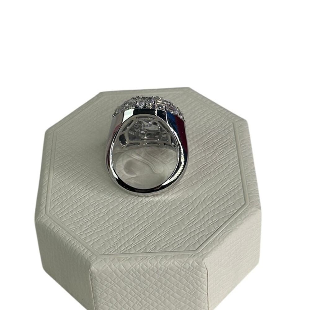 Swarovski Mesmera cocktail ring Octagon cut, White, Rhodium plated 58 / 8 - Picture 9 of 11